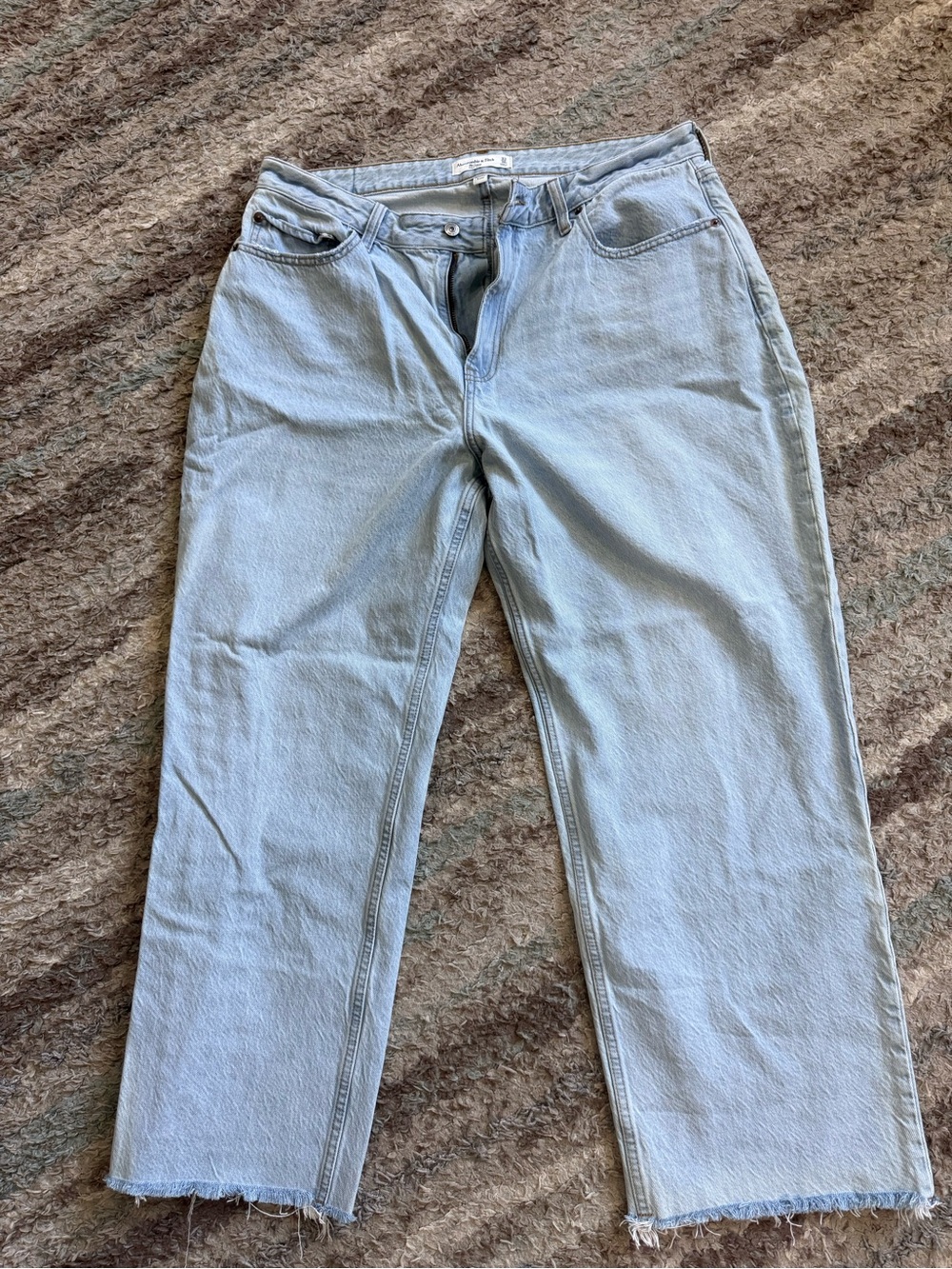 Abercrombie & Fitch Light Blue Relaxed Jeans